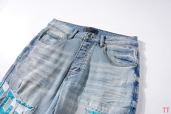Men's Amiri Fashionable Casual Jeans Pants Size 30-38