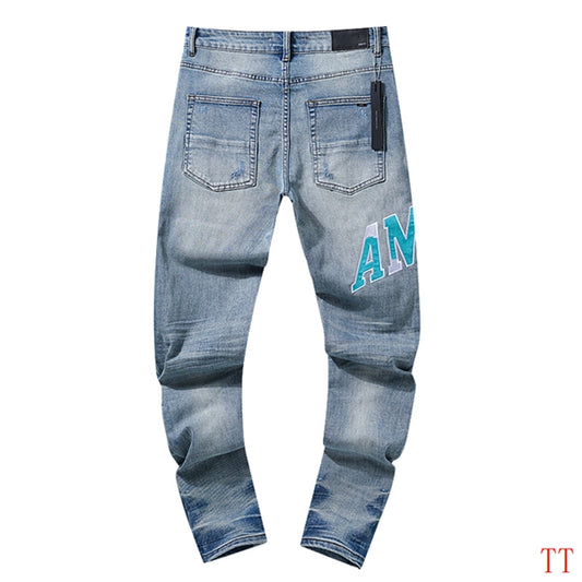 Men's Amiri Fashionable Casual Jeans Pants Size 30-38