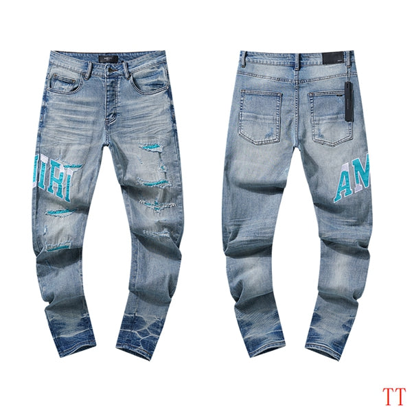 Men's Amiri Fashionable Casual Jeans Pants Size 30-38