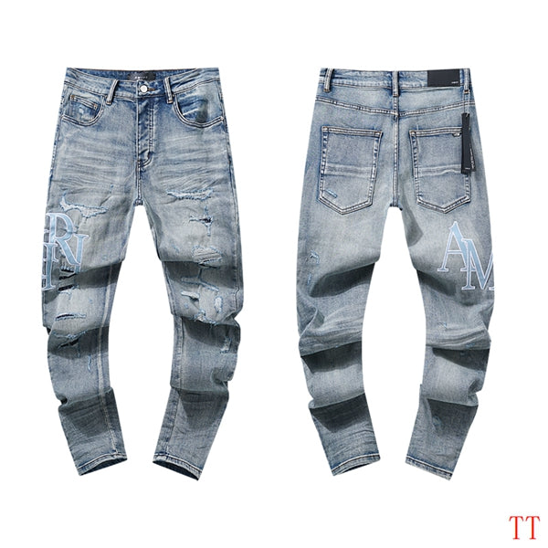 Men's Amiri Fashionable Casual Jeans Pants Size 30-38