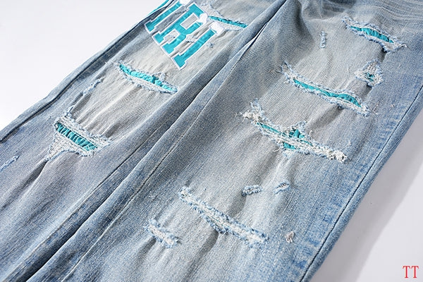 Men's Amiri Fashionable Casual Jeans Pants Size 30-38