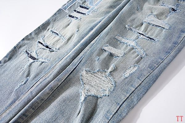 Men's Amiri Fashionable Casual Jeans Pants Size 30-38