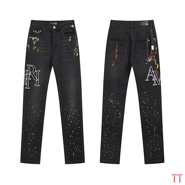 Men's Amiri Fashionable Casual Jeans Pants Size 30-38