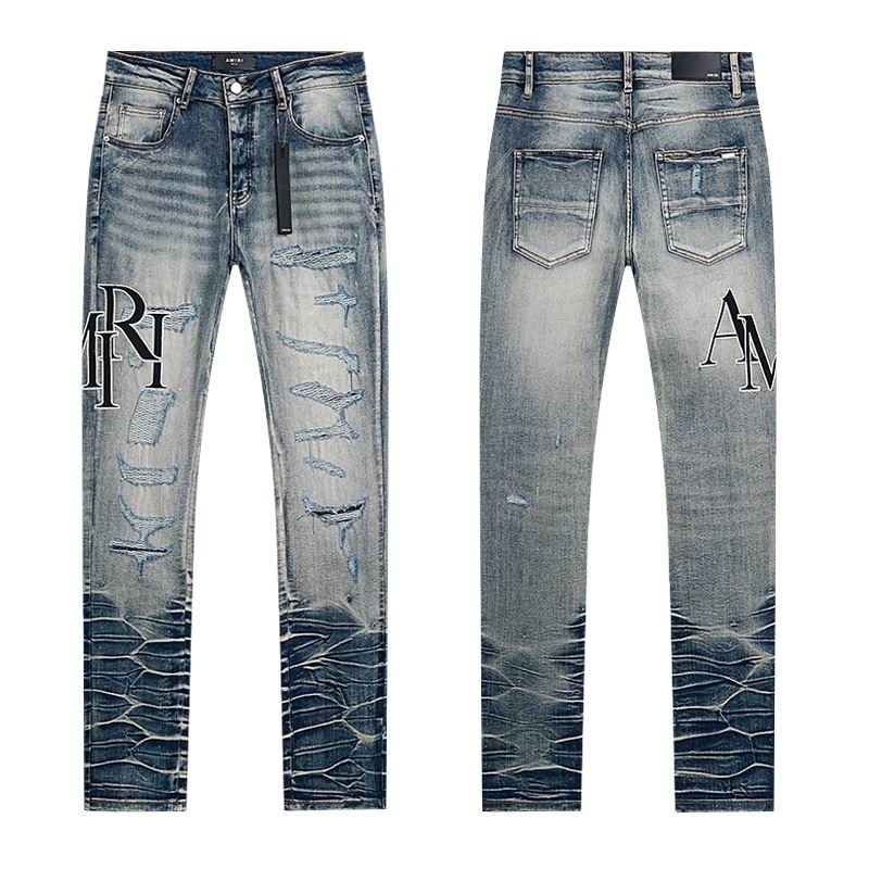 Men's Amiri Fashionable Casual Jeans Pants Size 30-38