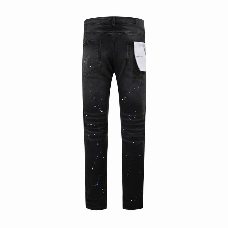 Men's Purple Fashionable Casual Jeans Pants Size 28-36