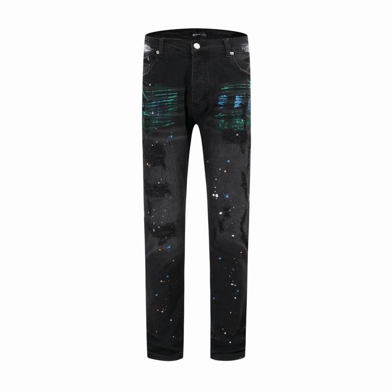 Men's Purple Fashionable Casual Jeans Pants Size 28-36