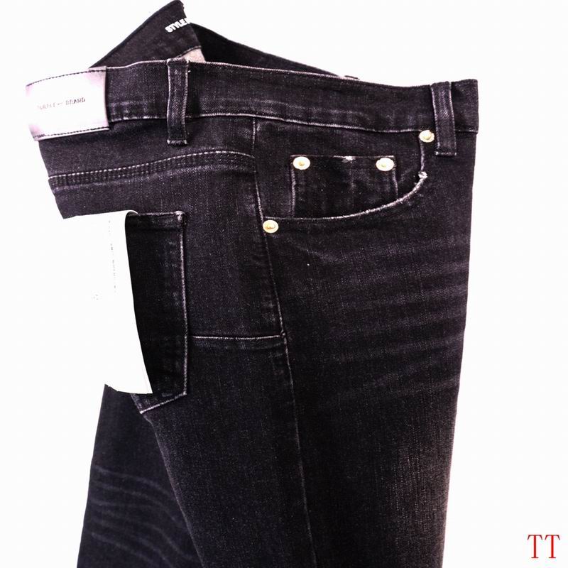 Men's Purple Fashionable Casual Jeans Pants Size 28-38