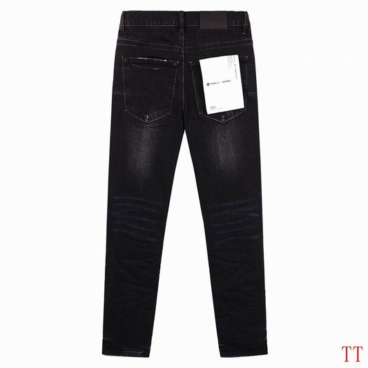 Men's Purple Fashionable Casual Jeans Pants Size 28-38