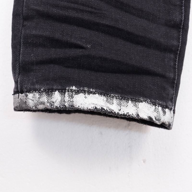 Men's Purple Fashionable Casual Jeans Pants Size 28-38