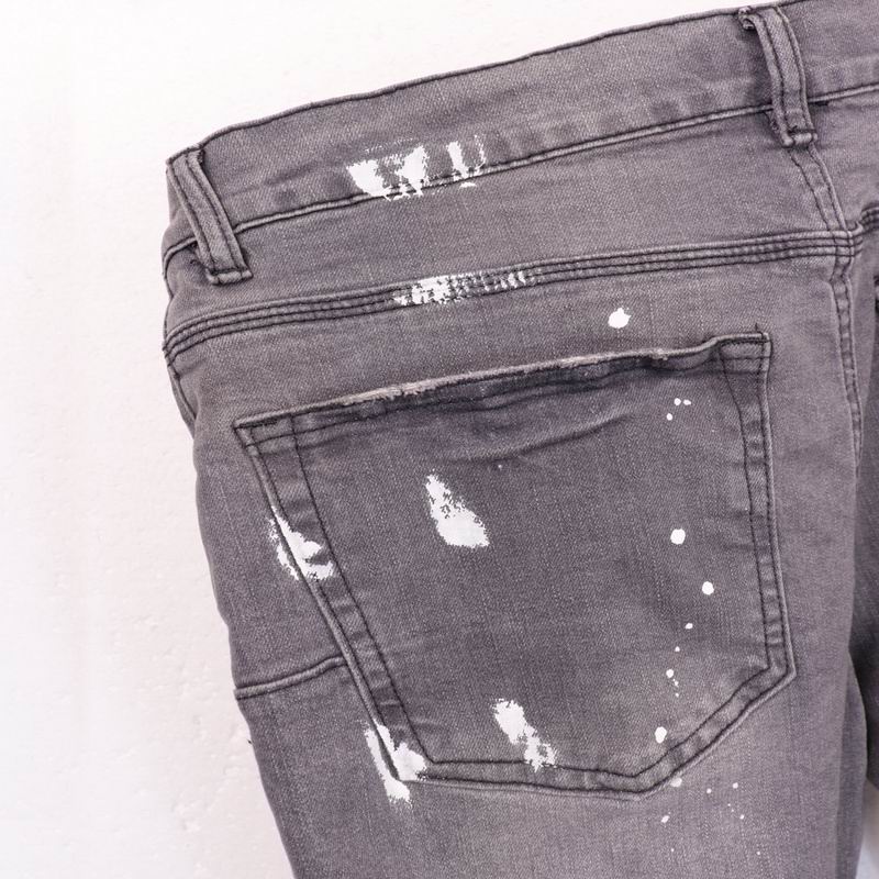 Men's Purple Fashionable Casual Jeans Pants Size 28-38