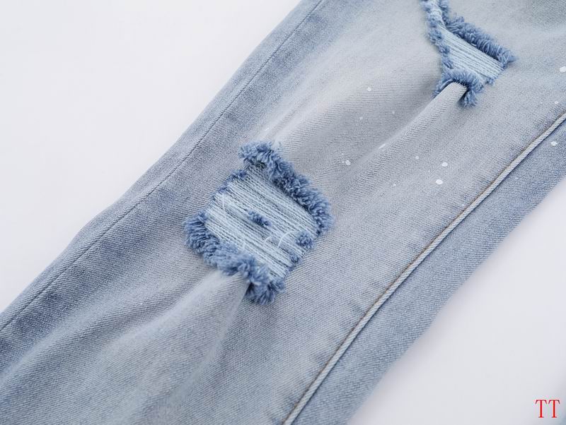 Men's Purple Fashionable Casual Jeans Pants Size 30-38