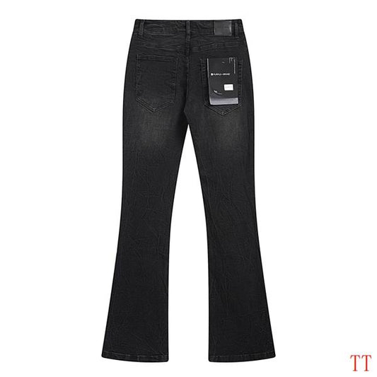 Men's Purple Fashionable Casual Jeans Pants Size 30-38