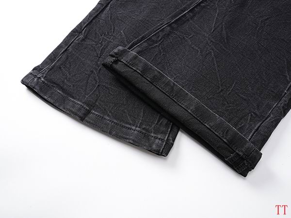 Men's Purple Fashionable Casual Jeans Pants Size 30-38