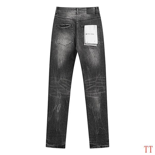 Men's Purple Fashionable Casual Jeans Pants Size 30-38