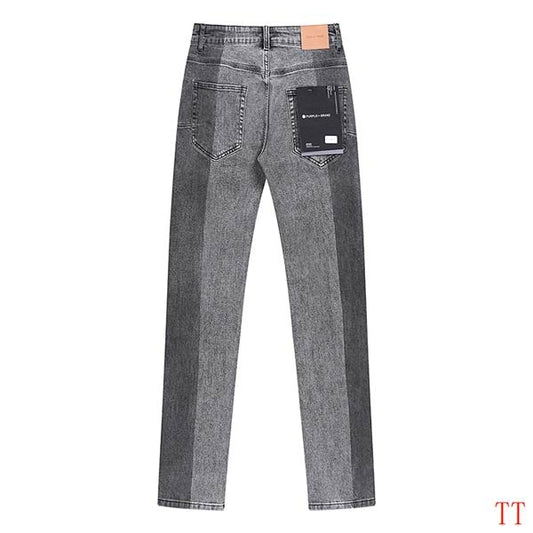 Men's Purple Fashionable Casual Jeans Pants Size 30-38