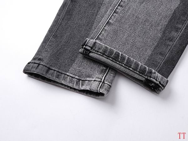 Men's Purple Fashionable Casual Jeans Pants Size 30-38