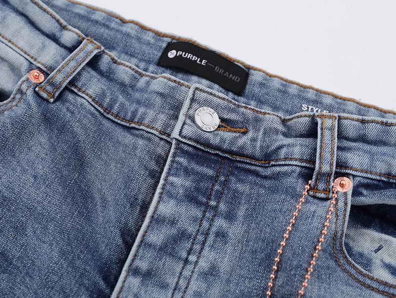 Men's Purple Fashionable Casual Jeans Pants Size 30-38