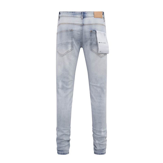 Men's Purple Fashionable Casual Jeans Pants Size 30-38