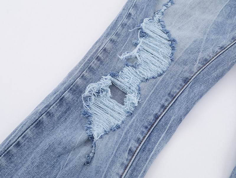 Men's Purple Fashionable Casual Jeans Pants Size 30-38