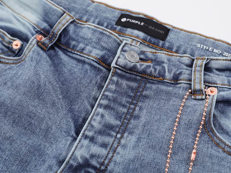 Men's Purple Fashionable Casual Jeans Pants Size 30-38