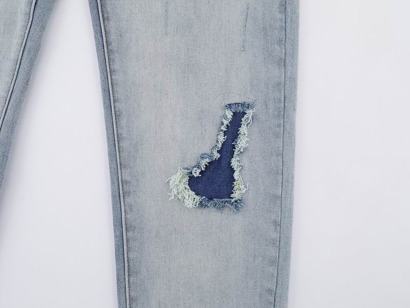 Men's Purple Fashionable Casual Jeans Pants Size 30-38