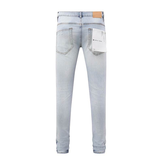 Men's Purple Fashionable Casual Jeans Pants Size 30-38