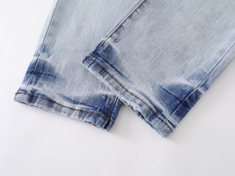 Men's Purple Fashionable Casual Jeans Pants Size 30-38