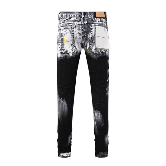 Men's Purple Fashionable Casual Jeans Pants Size 30-38