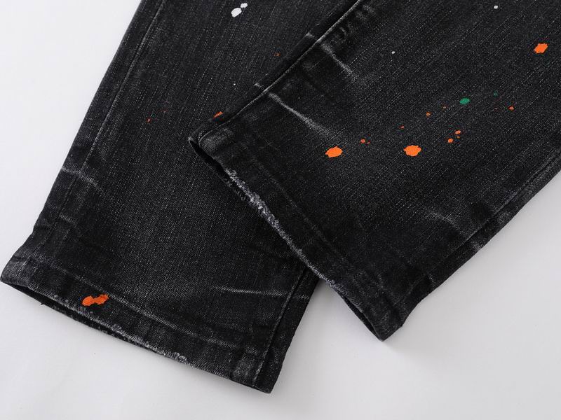 Men's Purple Fashionable Casual Jeans Pants Size 30-38