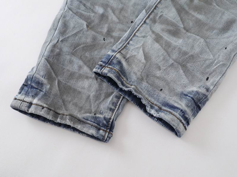 Men's Purple Fashionable Casual Jeans Pants Size 30-38