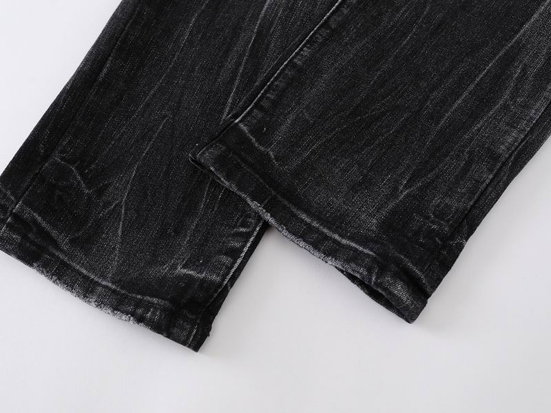 Men's Purple Fashionable Casual Jeans Pants Size 30-38