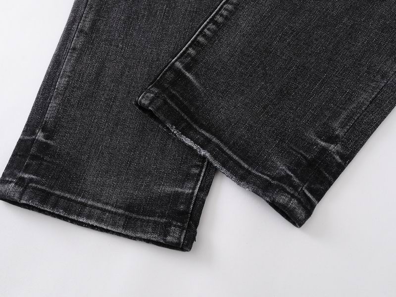 Men's Purple Fashionable Casual Jeans Pants Size 30-38