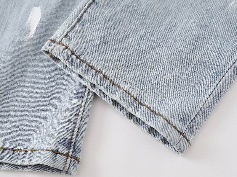 Men's Purple Fashionable Casual Jeans Pants Size 30-38