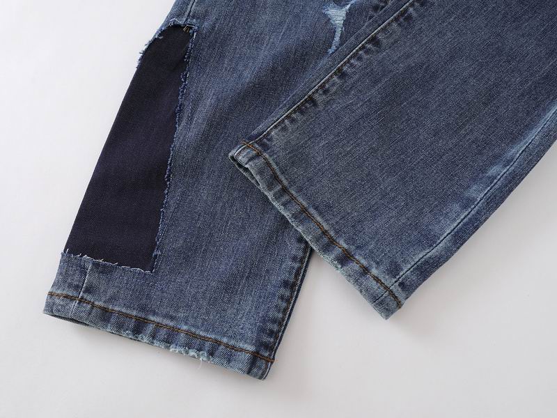 Men's Purple Fashionable Casual Jeans Pants Size 30-38