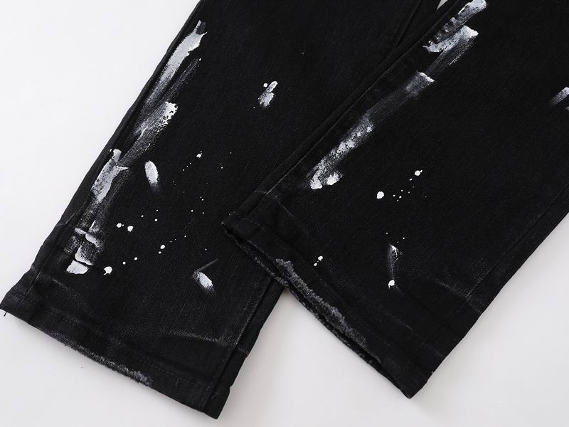 Men's Purple Fashionable Casual Jeans Pants Size 30-38