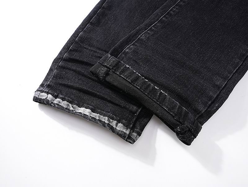 Men's Purple Fashionable Casual Jeans Pants Size 30-38