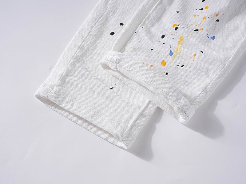 Men's Purple Fashionable Casual Jeans Pants Size 30-38