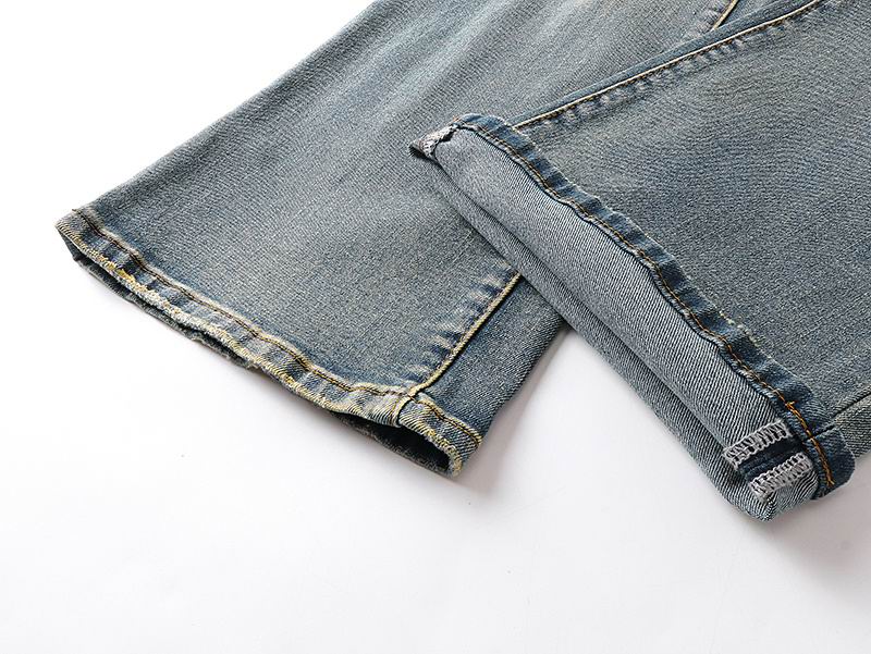 Men's Purple Fashionable Casual Jeans Pants Size 30-38