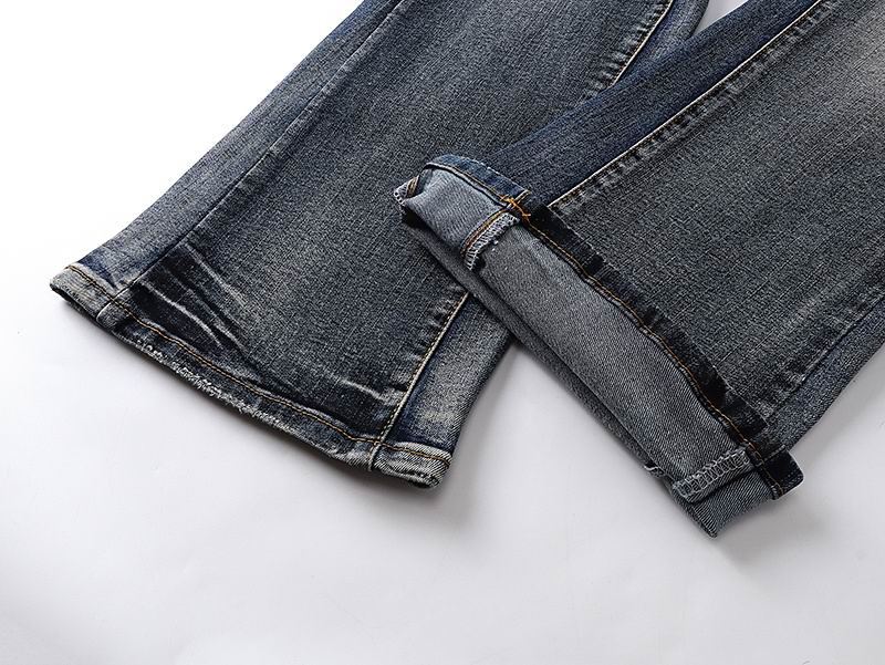 Men's Purple Fashionable Casual Jeans Pants Size 30-38