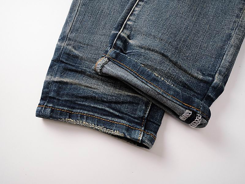 Men's Purple Fashionable Casual Jeans Pants Size 30-38