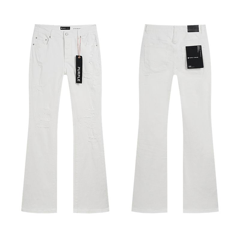 Men's Purple Fashionable Casual Jeans Pants Size 30-38