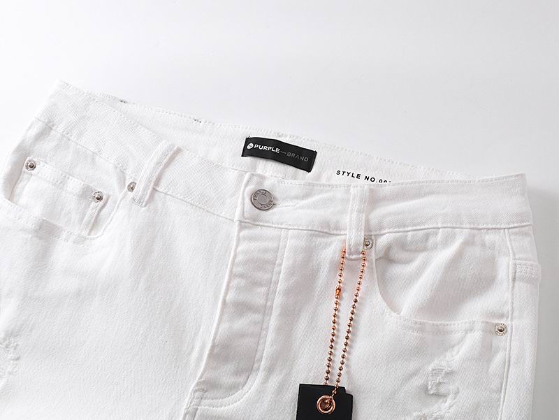 Men's Purple Fashionable Casual Jeans Pants Size 30-38