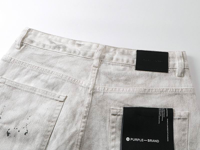 Men's Purple Fashionable Casual Jeans Pants Size 30-38