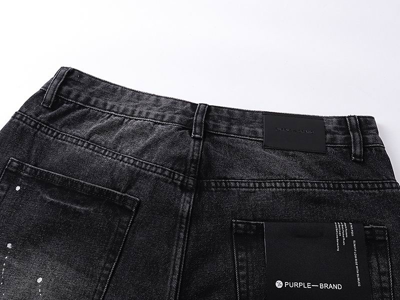 Men's Purple Fashionable Casual Jeans Pants Size 30-38