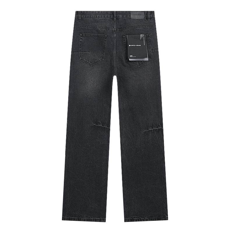 Men's Purple Fashionable Casual Jeans Pants Size 30-38