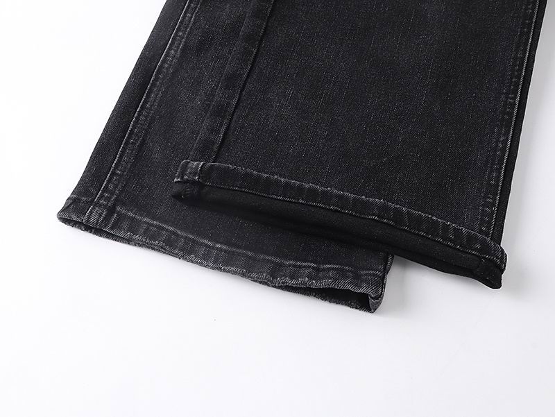 Men's Purple Fashionable Casual Jeans Pants Size 30-38