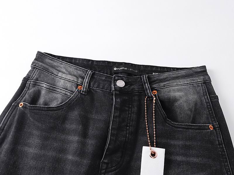 Men's Purple Fashionable Casual Jeans Pants Size 30-38