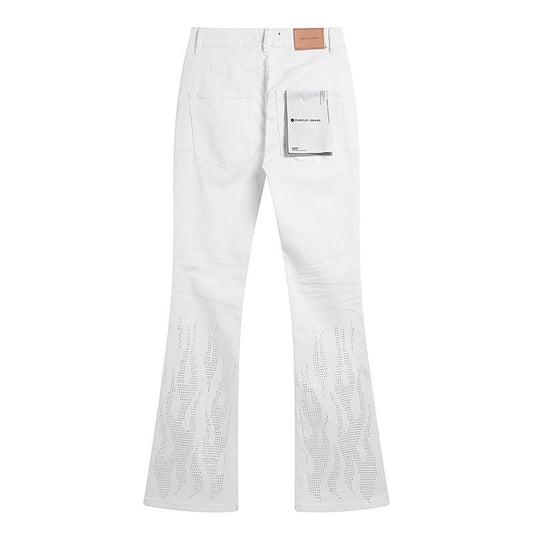 Men's Purple Fashionable Casual Jeans Pants Size 30-38