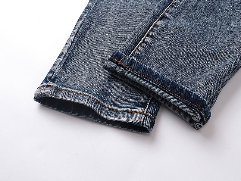 Men's Purple Fashionable Casual Jeans Pants Size 30-38