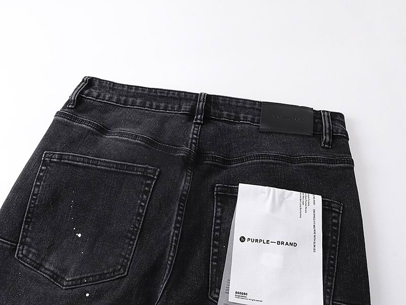 Men's Purple Fashionable Casual Jeans Pants Size 30-38